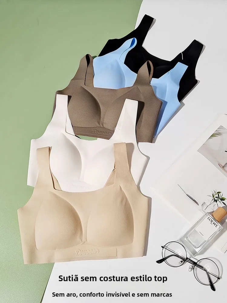 wireless-seamless-sports-bra-women's-summer-thin-invisible-anti-light-running-vest-comfortable-breathable-underwear-h12b6501