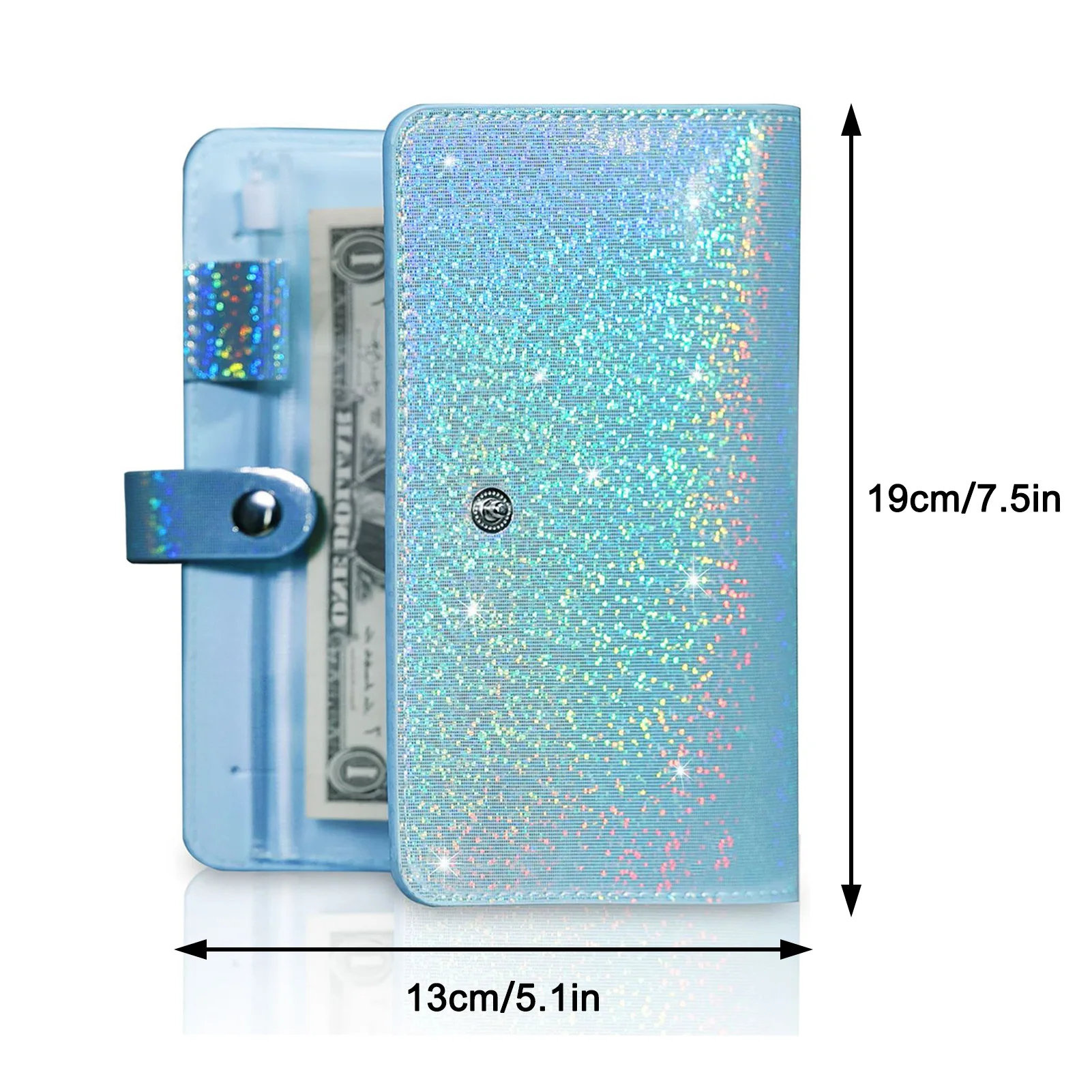 A6 Orçamento Binder Notebook com bolsos, Envelopes De Dinheiro Set, Dinheiro Economizando Bill Organizador, 2022