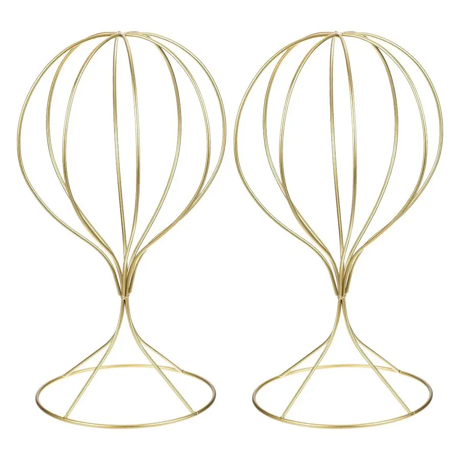 

Металлическая подставка для головных уборов (2 шт.) – настольный держатель для шляп и париков, современный органайзер для женских шляп в гардероб, для бейсболок, федор, ковбойских шляп