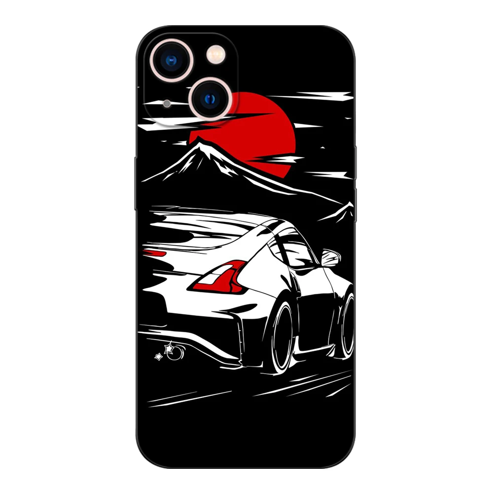 Black Tpu Case For Motorola Moto G52 G32 G82  G42 G60 4G G60S G71 G9 Play Plus Power One 5G Ace Japan JDM Sports Cars