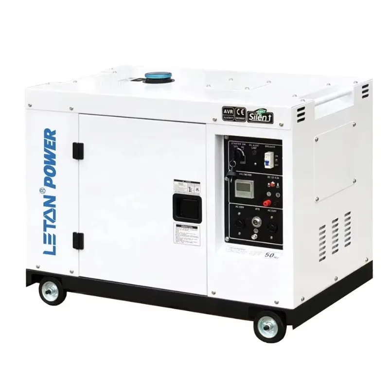 For 5KVA 8KVA 10KVA 12KVA 15KVA 20KVA Super Silent Diesel Genset Low Noise 1phase 3phase Portable Diesel Generators 20kw 10kw