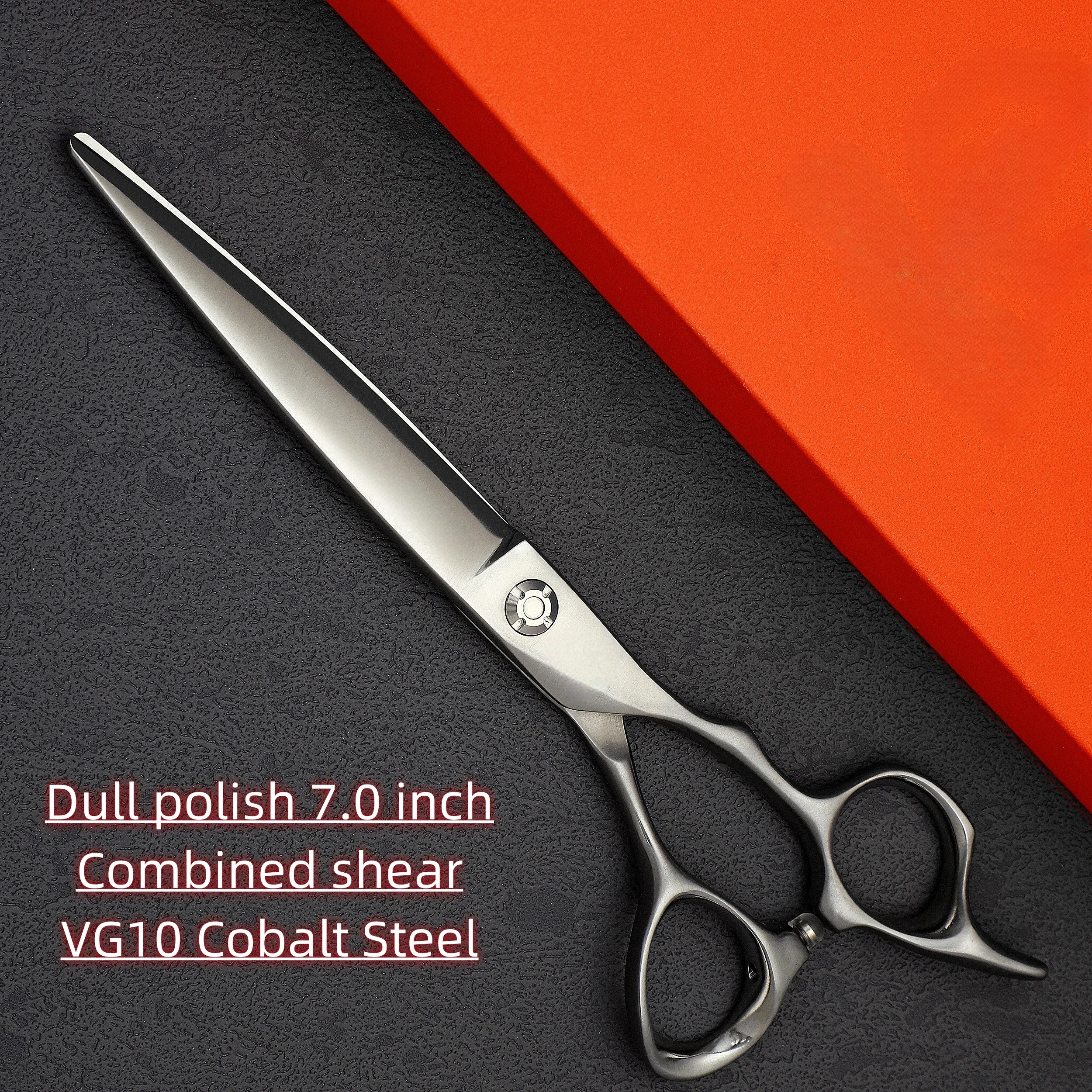 

6.5-7.0 inches Dull polish hairdressing scissors,Professional Barbershop accessories,High-end VG10 Cobalt steel barber scissors