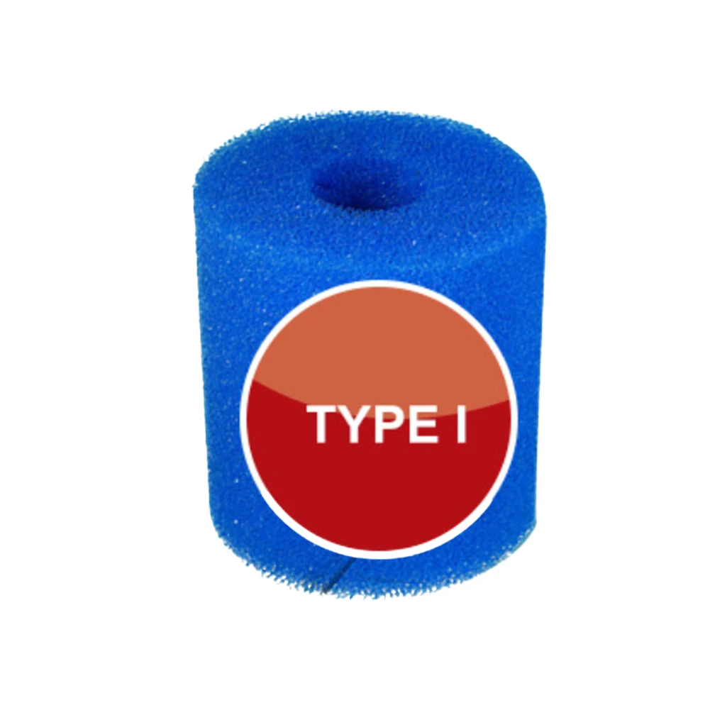 For Intex Type I/II/VI/D Washable Swimming Pool Filter Sponge Reusable Foam Cleaner Tub Filter Cartridge Pool Accessories