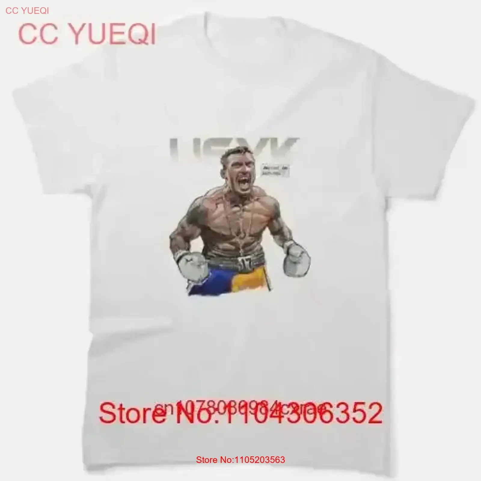 Oleksandr Usyk I Am Very Feel Artful Design Heavyweight Champ Classic T Shirt vintage Washed Breathable streetwear Versatile