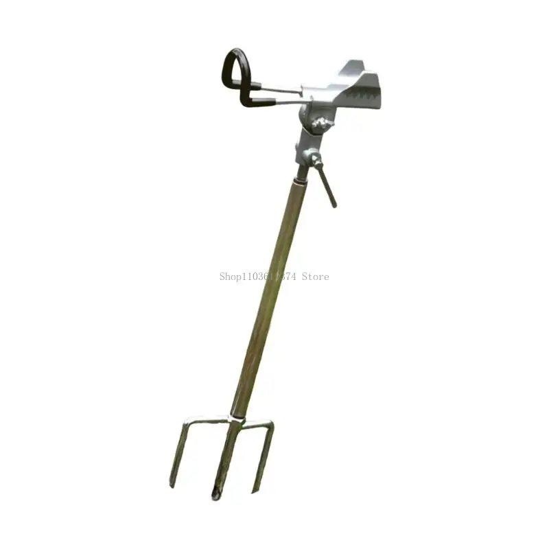  Rustproof Steel Fishing Rod Holder For Outdoor Use Offering Complete turn Movement