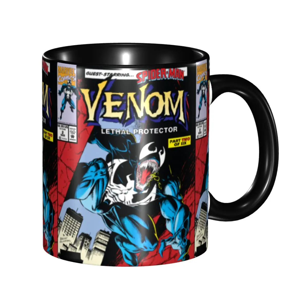 Venom Lethal Protector Copertina comica Accessori Tazza regalo per bambini Tazza Kawaii