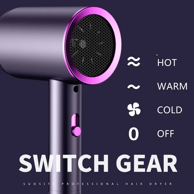 Xiaomi Hair Dryer 2000W Negative Lonic Blow No Harm To Hair High-speed Electric Turbine Airflow Constant Temperature Hair Care