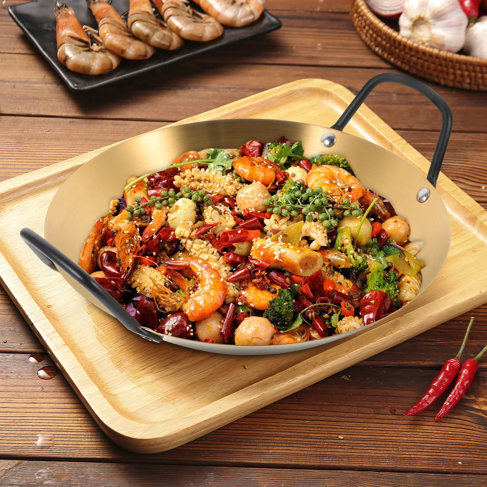 

Nonstick Stainless Steel Pot Double Handle Design Antiscald Nonslip Cooking Tool Ideal for Family Outdoor Camping Stew