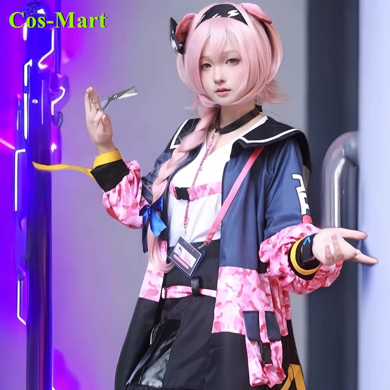 

Cos-Mart Game Arknights Goldenglow Susie Glitter Cosplay Costume Combat Dress Uniforms Party Role Play Clothing Hallowmas
