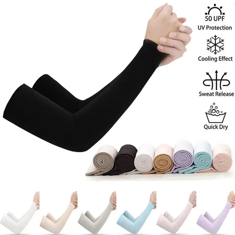 Unisex Arm Guards for Men Women, Sleeve Warmers, Sports Sleeves, UV Sun Protection, Hand Cover, Support, Running, Fishing, Cycli