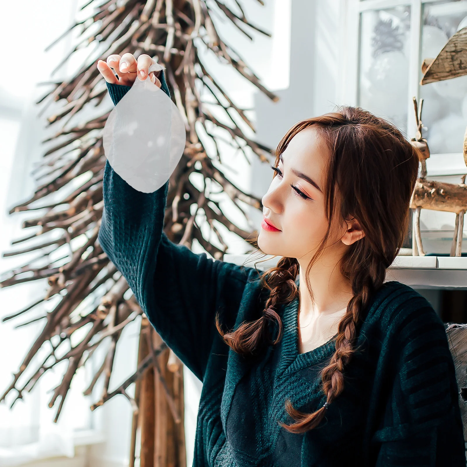 

20pcs Thick Transparent Bobo Balloons 20 Inch TPU Non Stretch Party Thick Balloons Supplies Wedding Birthday Decor