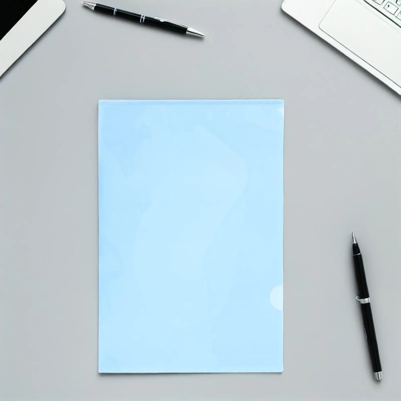 

30Pcs L Type Plastic File Folder A4 Document Holder for Presentation Study Materials Project Pockets Portable Classroom Supplies