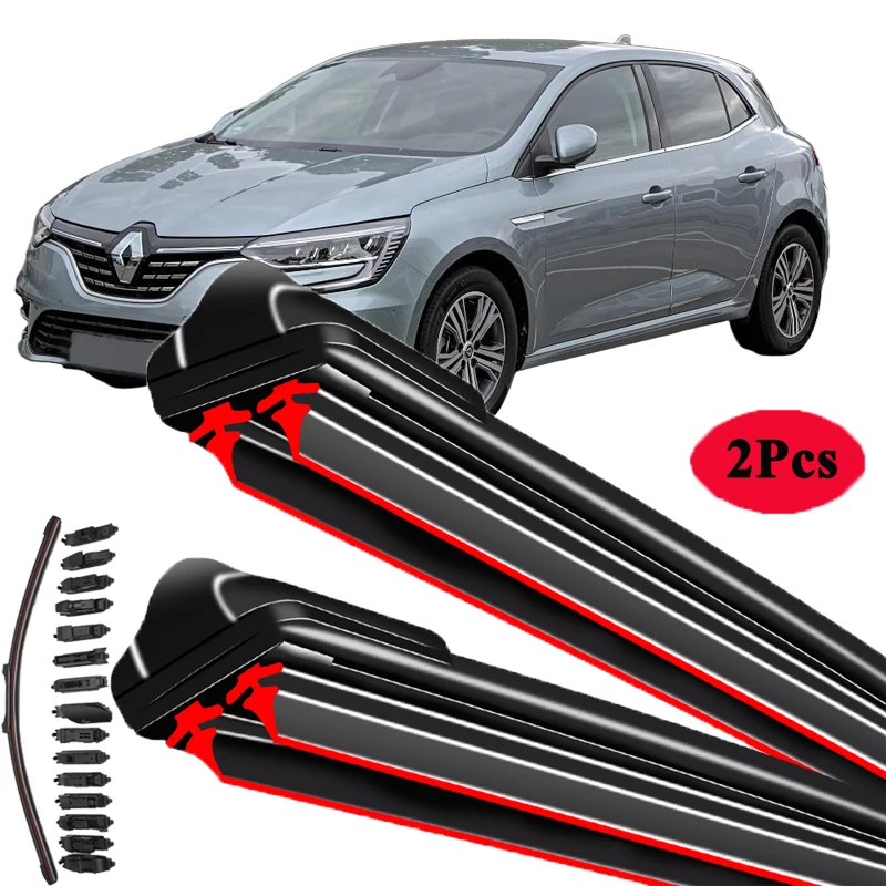 

For RENAULT MEGANE 1 2 3 4 1995-2024 Car Windshield Wiper Blade Front Windscreen Brushes Washer Accessories Window Cleaning