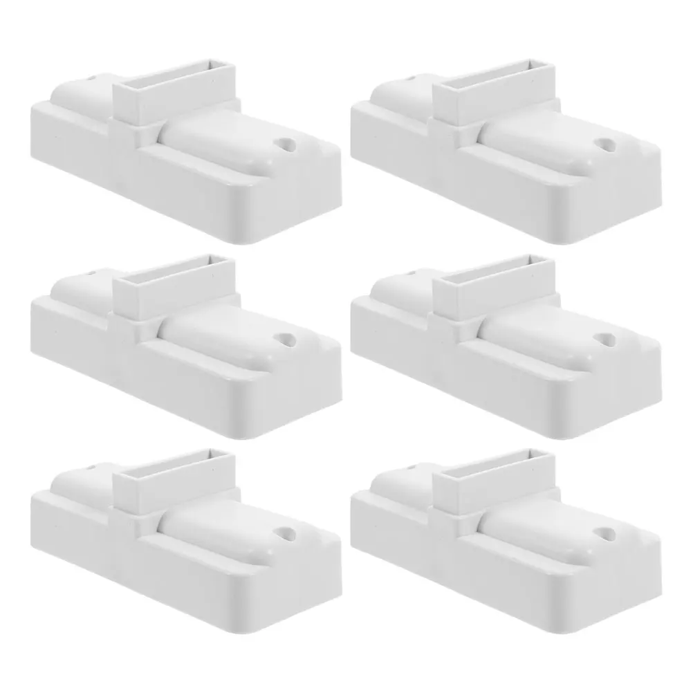 

6pcs Fence Courtyard Garden Fencing Stand Decorative Garden Fence Stakes Plastic Picket Support Feet Privacy System
