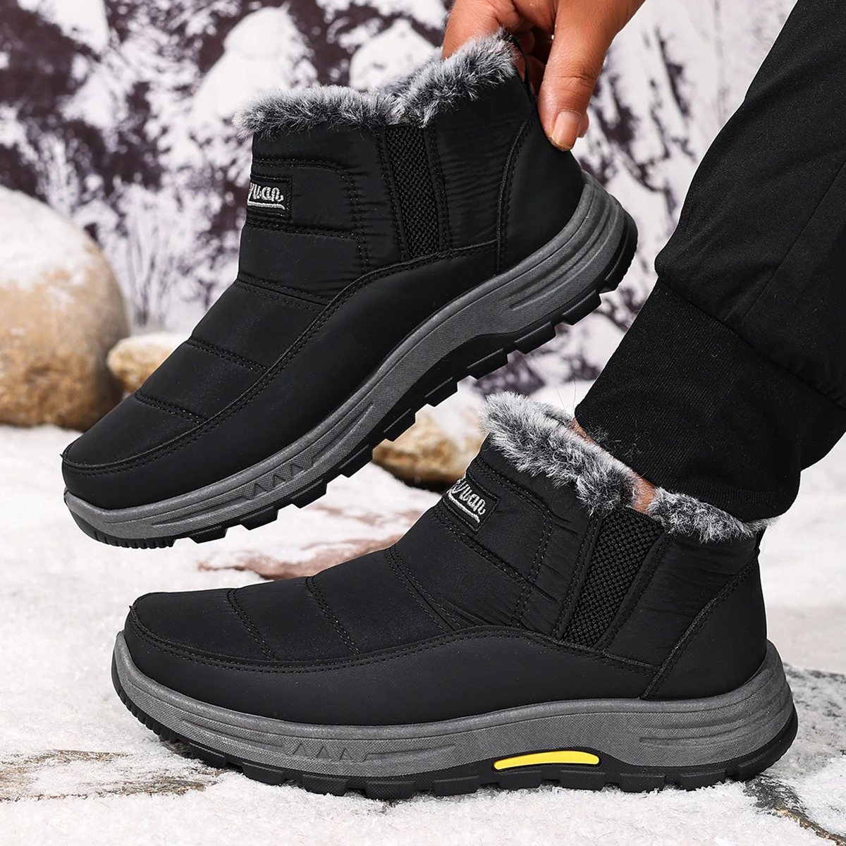 

Men's cotton shoes for winter 2025 warm and comfortable versatile casual anti-slip and wear-resistant free shipping