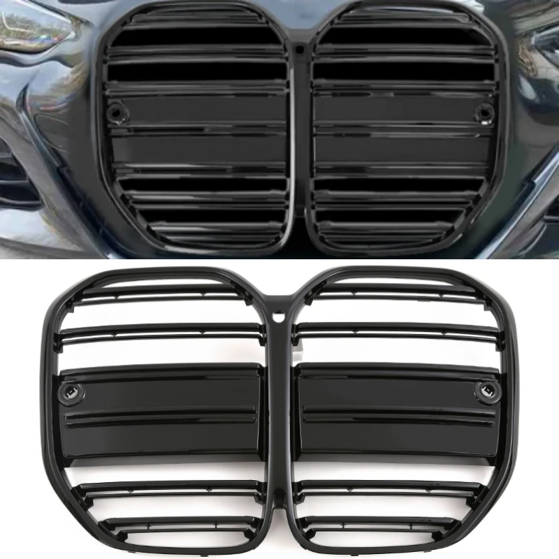 

High Quality ABS Front Bumper Grills Glossy Black Kidney Grille For BMW 4 Series G22 G23 2021-IN Auto Accessories Without ACC