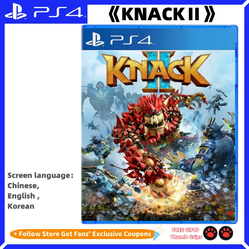 

Новая игра для Sony Playstation4 PS4 CD KNACK2 100%, официальная оригинальная игровая карта, работающая с Playstation5 Sony Playstation 4 PS4 KNACK2