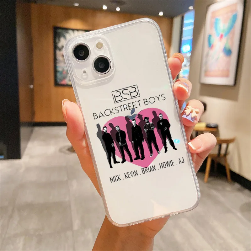 Soft Transparent Phone Case for IPhone 15 Pro MAX 13 12 11 XS Max Mini 7 8 14 Plus X XR SE20 Backstreet Boys BSB Come Back Cover