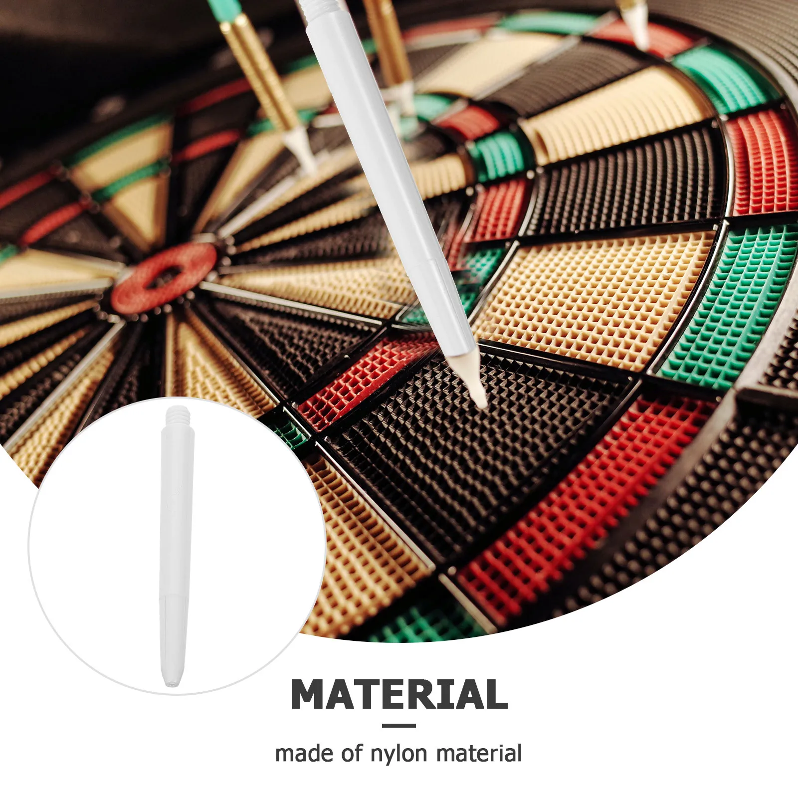 50 stuks dartschachten nylon materiaal schroefdraadontwerp voor eenvoudige installatie vervanging langdurige accessoires spelas