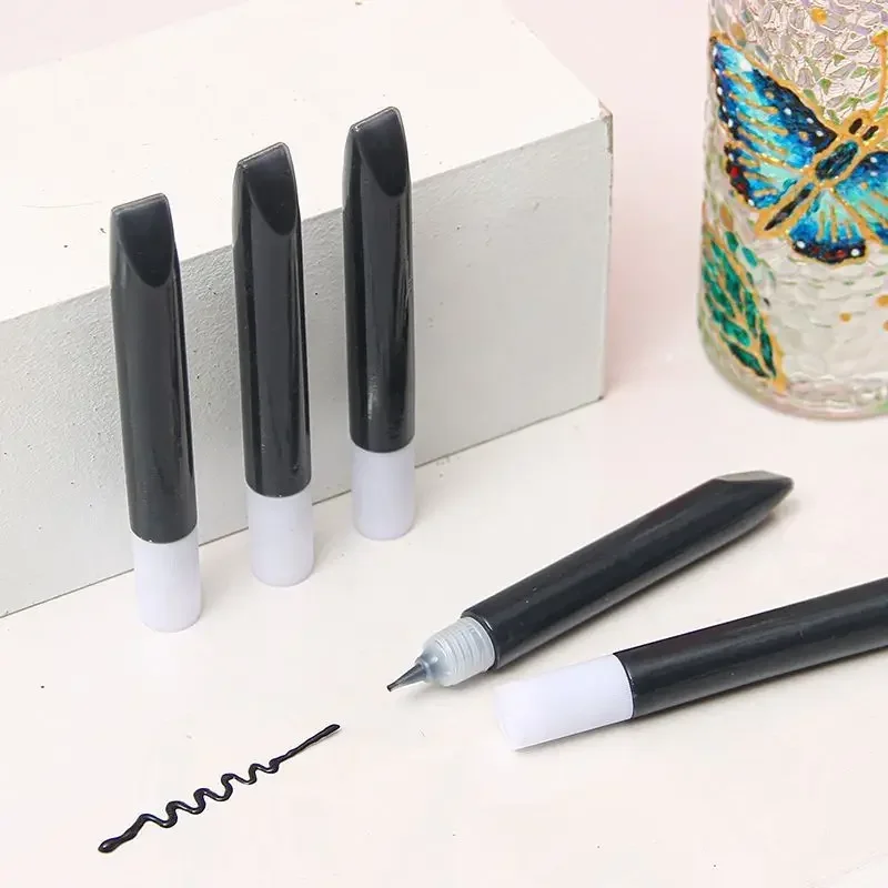 Gold 3D Three-dimensional Outline Pen Diy Hand-painted Tracing No Bake for Ceramic Metal Glass Acrylic Paint Drawing Waterproof