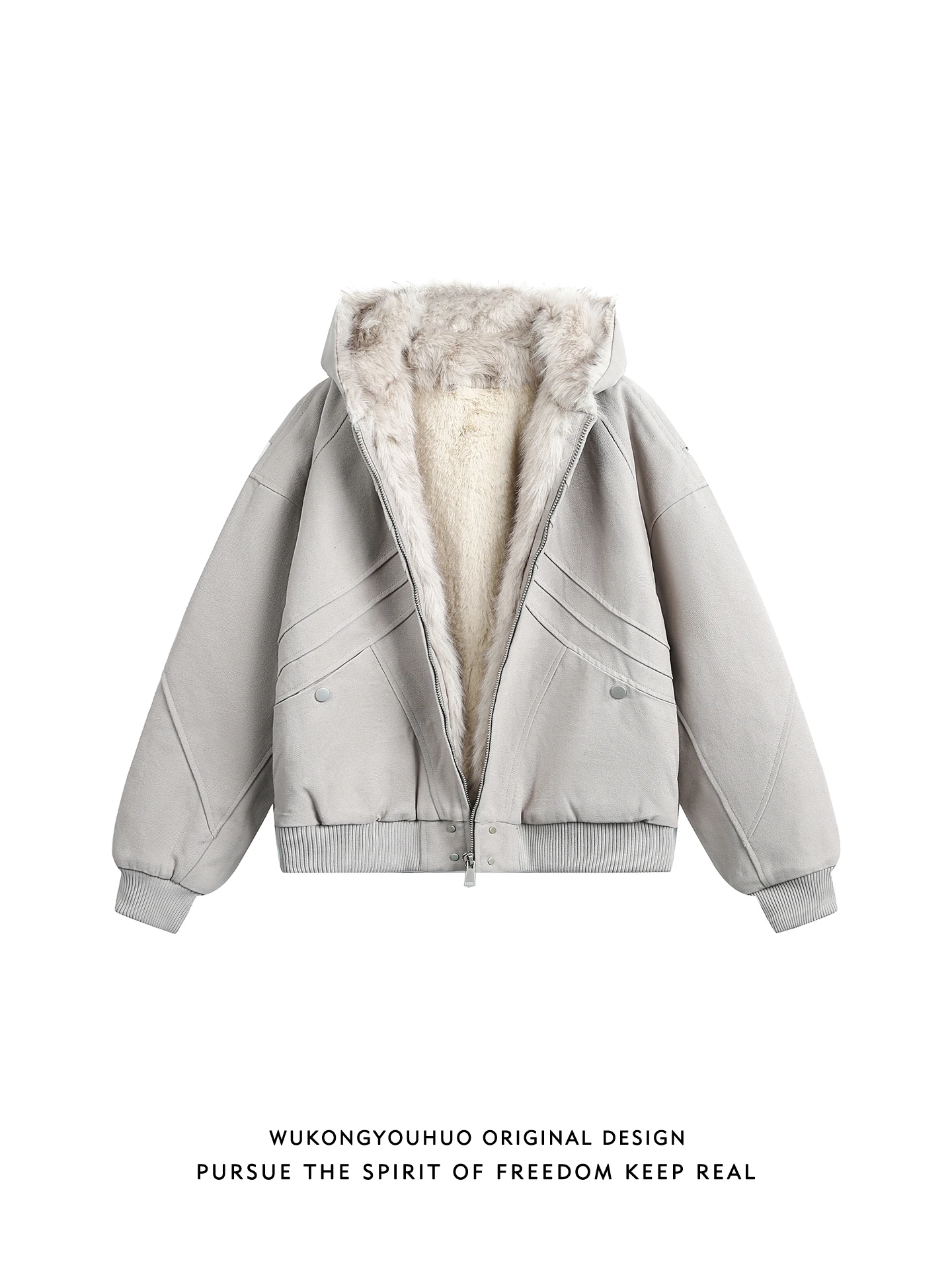 

Теплая хлопковая куртка для мужчин с меховым воротником и капюшоном, рабочая одежда, свободный крой, модное зимнее пальто для молодежи