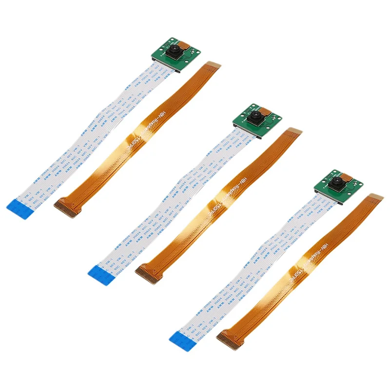3X Papan Modul Kamera Webcam 5MP untuk Raspberry Pi Zero W/Zero/ Raspberry Pi 3 Model B /4B-A74Z