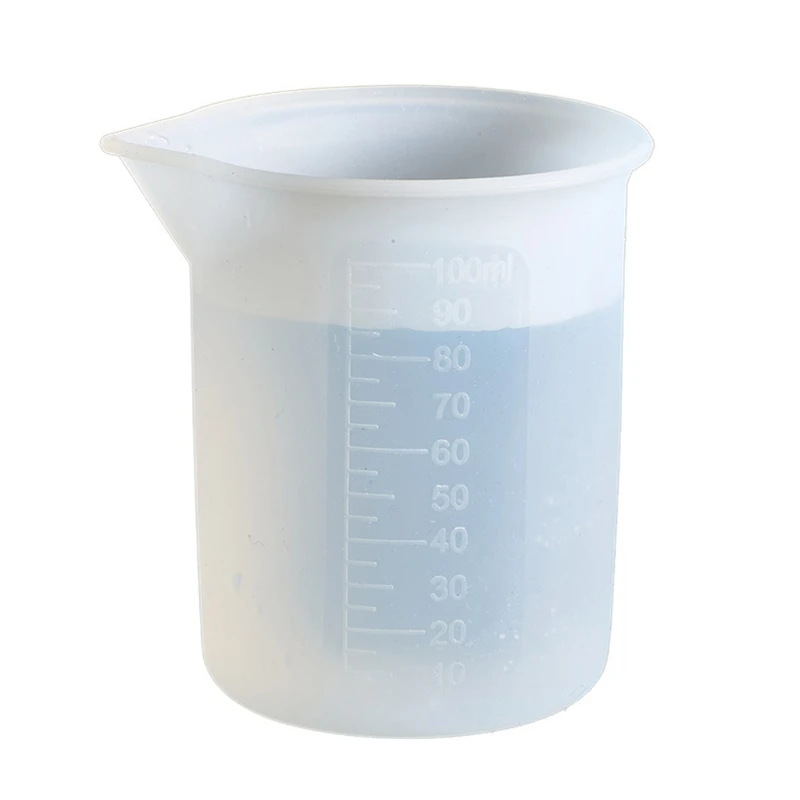 Non-Stick Measuring Cup Resin Mixing Cup Card Slot Cup Epoxy Dispensing Cup