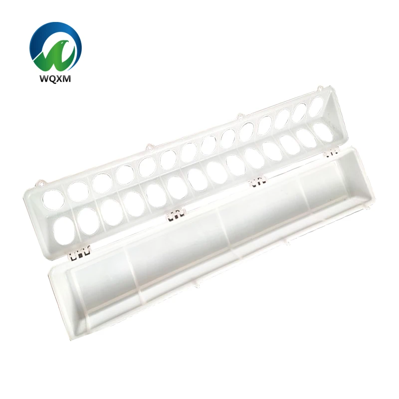 Coofull New Flip-Top Chicken and Poultry Ground Feeder Bucket Box PP Material Automatic for Farm Use Also for Duck and Goose