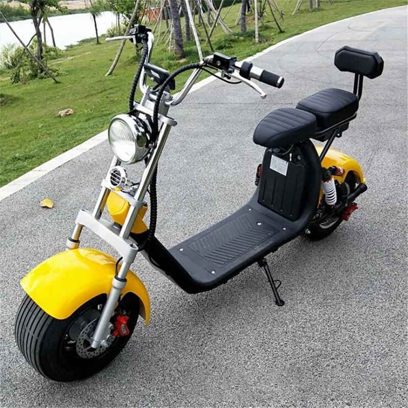 

Electric Scooter New 2021 Style Fat Tire 2 1000W 60V 1001-2000W Electric Scooter/citycoco for Adult
