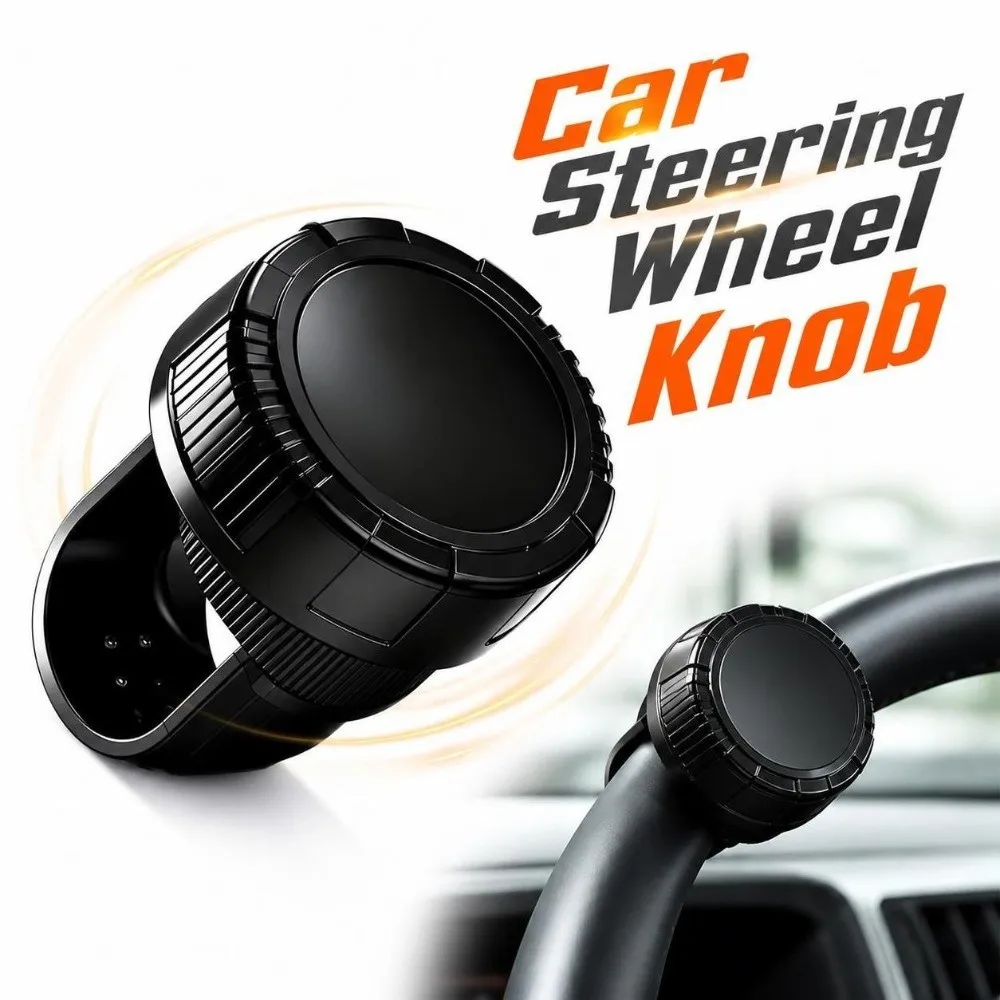 Anti-slip Steering Wheel Booster Ball Wear-resistant Clip Type Mount Car Steering Assist Ball Labor-Saving Design