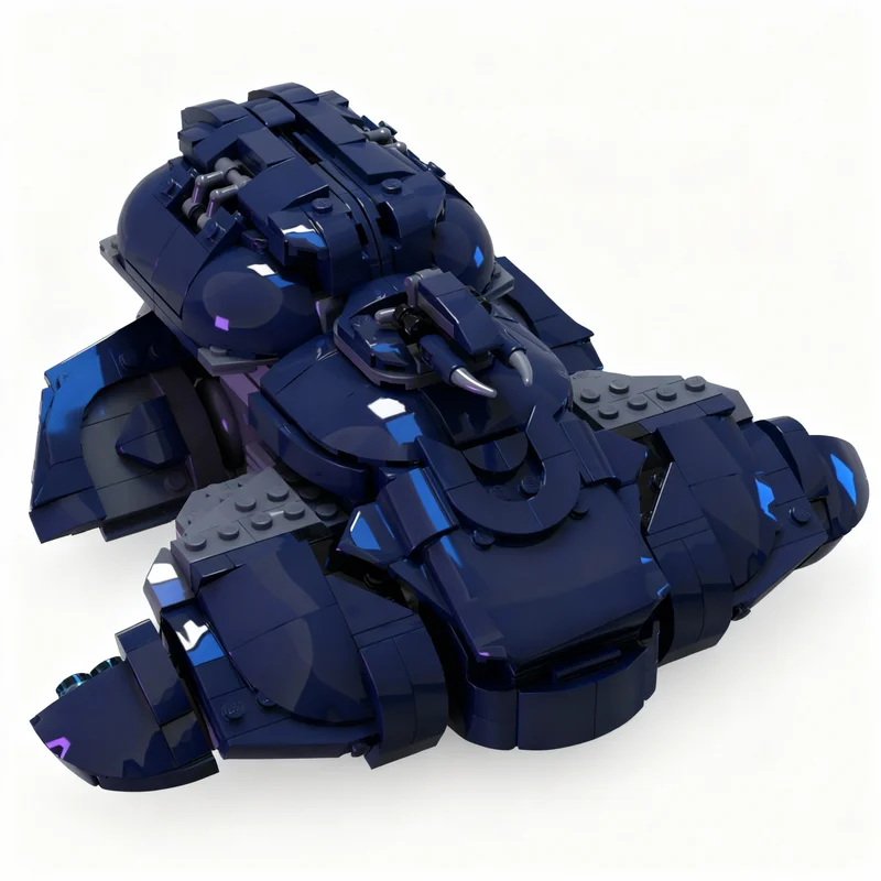 813pcs MOC T26 Zurdo-pattern 'Wraith' Mortar Tank Halo Space Model Toy Building Blocks Construction Christmas Gifts Education