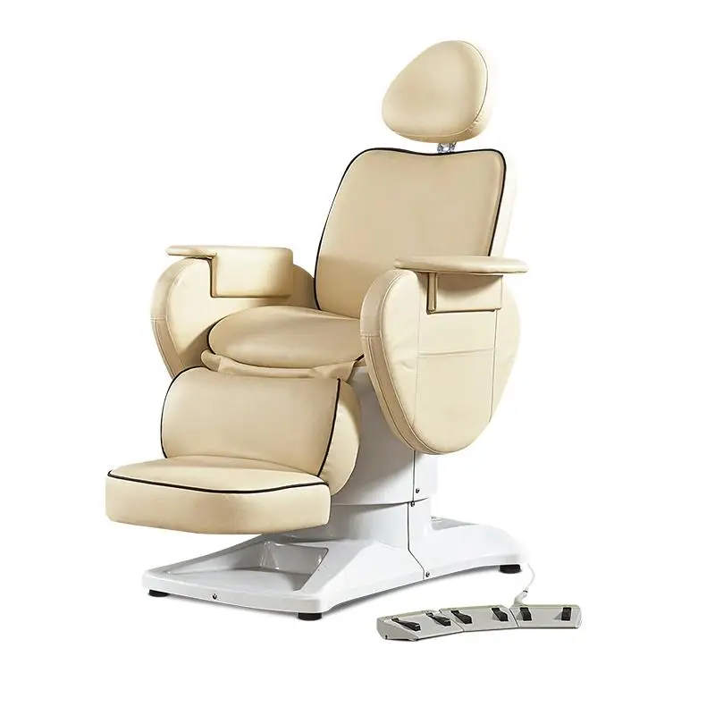 Height Adjustable Beauty Salon Furniture Spa Chair Luxury Massage Chair Electric Facial Beauty Bed