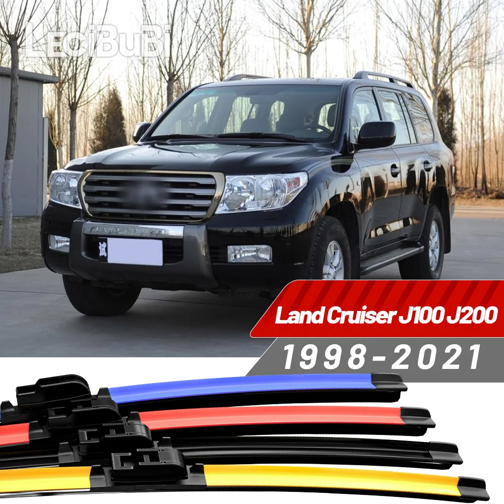 2 stücke Für Toyota Land Cruiser J100 100 J200 200 1998-2021 2015 2016 2017 2018 Frontscheibe Wischer klingen Scheibenwischer