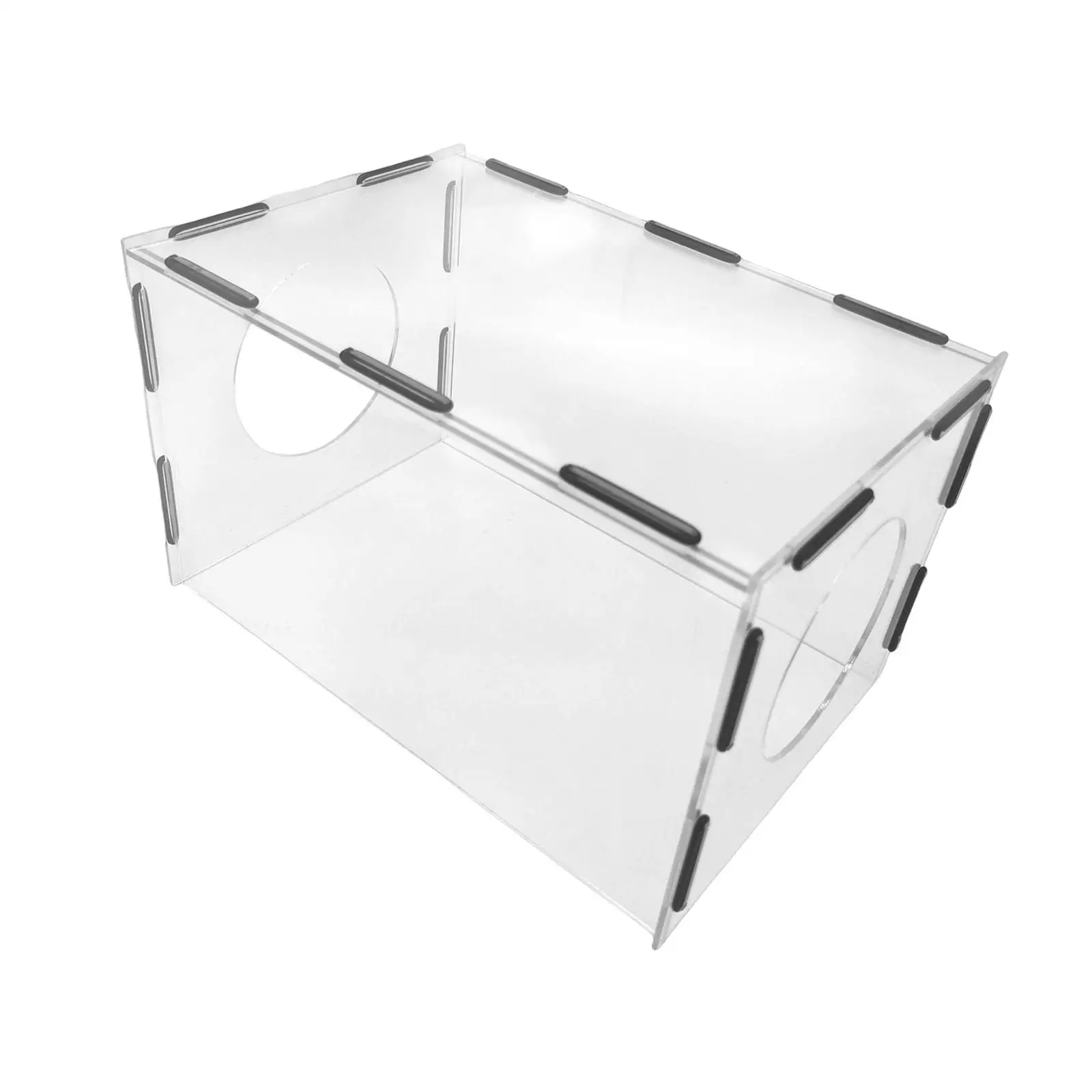 Wear Resistant Acrylic Grinding Dust Collector Enclosed Dust Box for Grinder Polishing Engraving Accessories