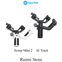 FeiyuTech SCORP Mini 2 Kit 3-Axis Handheld Gimbal Stabilizer for Smartphone Handle Grip, AI tracker Magnetic Fill, 1.8kg Load