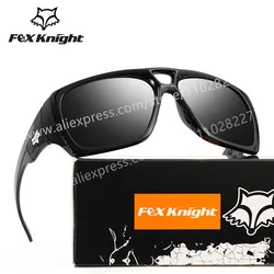 Sport Sunglasses Men Driver Sunglasses Retro Square Glasses High Quality Square Goggles Fox Knight Eyewear Frame Male Gafas