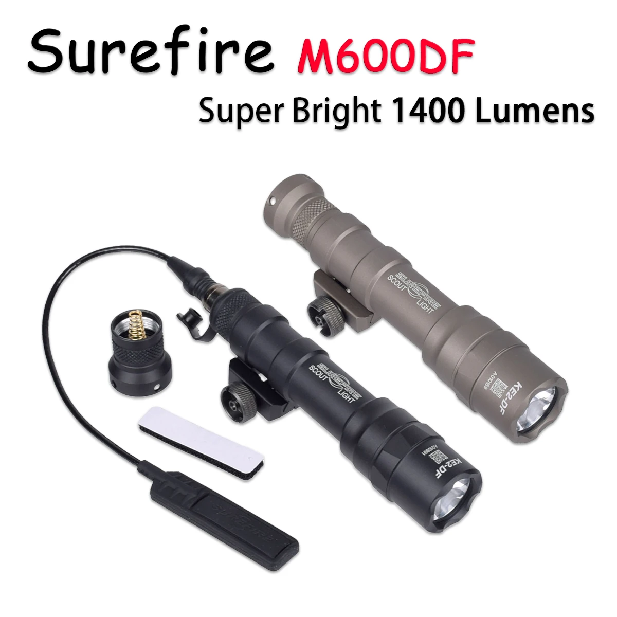 

Airsoft Metal SF M600B M600DF LED Flashlight 1400 Lumens Surefire M600C Weapon Gun Scout Light For Rifle AR15 M4 Hunting Torch