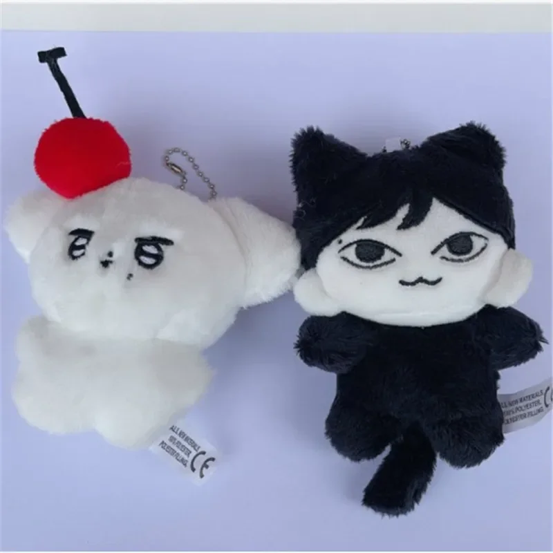 HOT Kpop Cartoon The boyz Same Plush Keyrings Q Styles Hyun Jae Young Hoon JUYEON SUNWOO Keychains Key Rings Bag Pendants