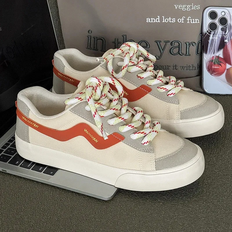 

2025 New Style Skate Summer Quality High-Top Vulcanized Casual Sneakers Trendy Men'S Shoes