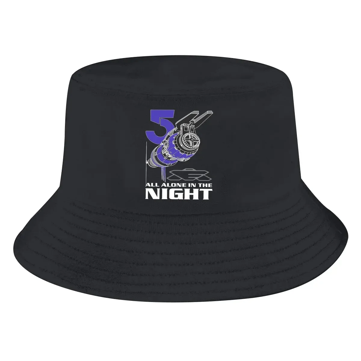 All Alone In The Night Unisex Bucket Hats Babylon Five Jeffrey Sinclair TV Hip Hop Fishing Sun Cap Fashion Style Designed