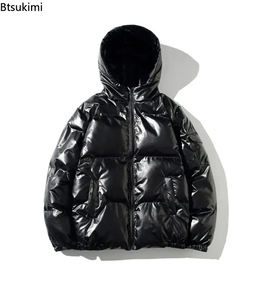 2024 degli uomini di Spessore Caldo Parka Autunno Inverno Giacca Con Cappuccio Maschio Caldo Harajuku Cappotto Da Uomo Casual Cerniera Giubbotti Antivento Outwear 5XL