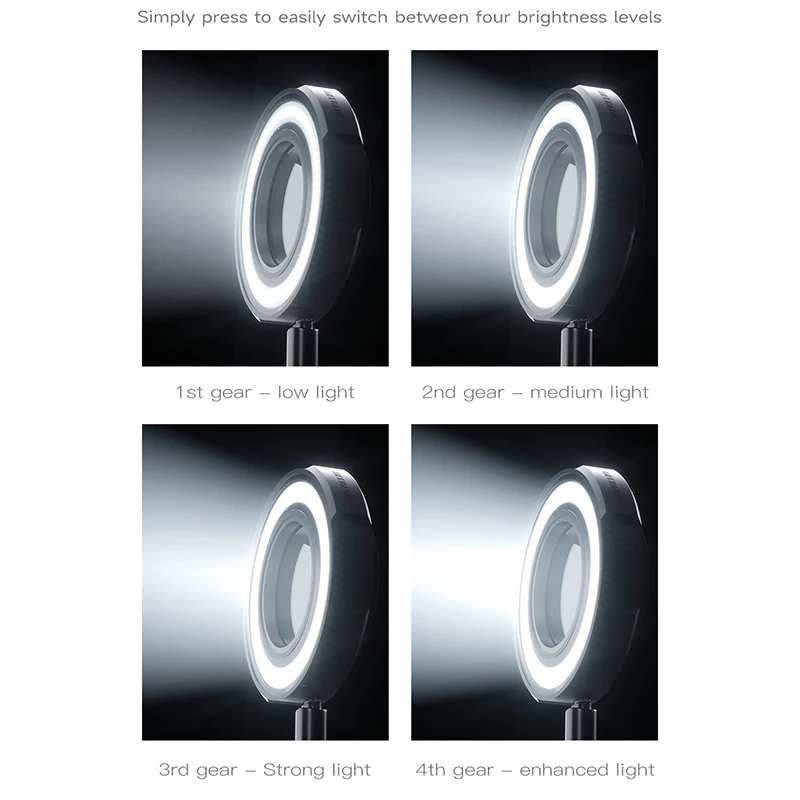 MECHANIC LS3 Microscope Ring Lamp 7W Light Source Type-C LED Tri-color Multi-level Brightness Adjustment Eye Protection Lamp