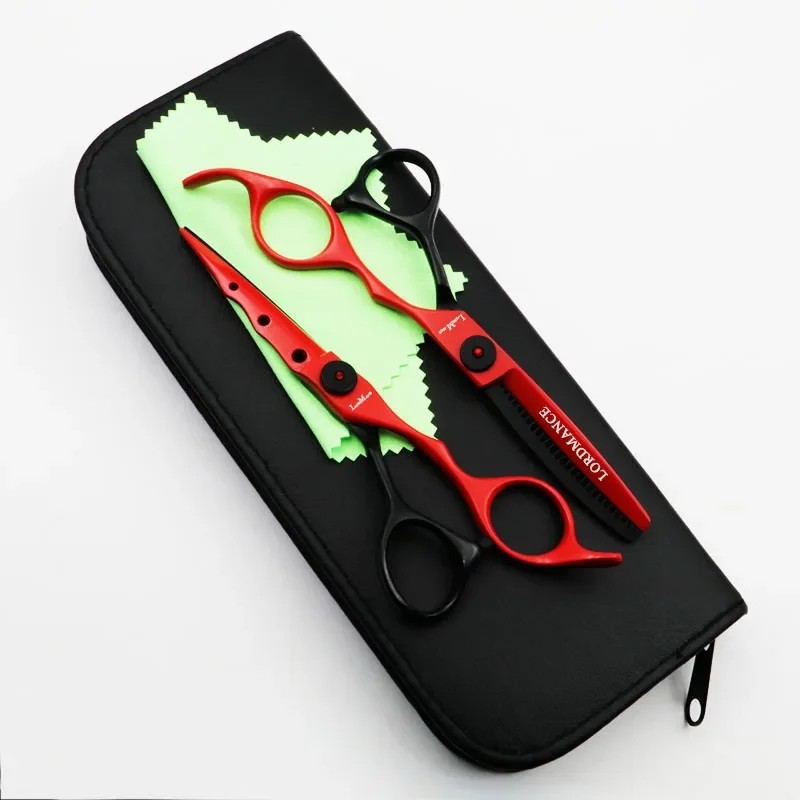 

Japan 6 Inch High Quality Professional Pet Scissors Dog Grooming Cutting+Thinning Shears Kit for Animals Hair Scissors