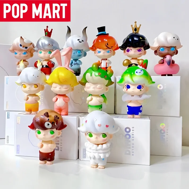 

Подлинная POP MART DIMOO, классическая репродукция, слепая коробка, модные игрушки, подарок-сюрприз, украшение для рабочего стола, куклы, праздничные подарки