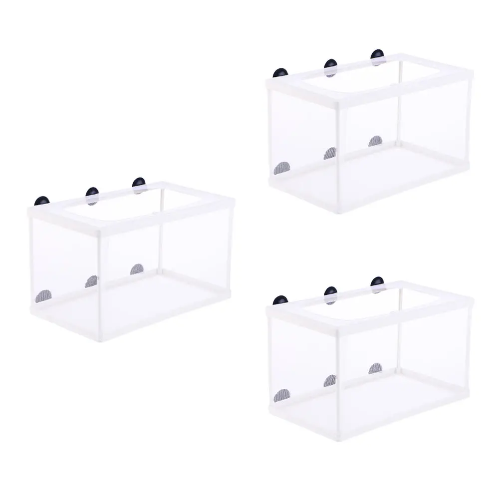 

Small Fish Box Net Mesh Incubator Tank Breeder Aquarium Hatchery Pond Separator Pet Hatchery Breeder Box Supplies
