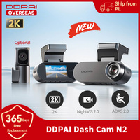 New DDPAI N2 2K Dash Cam ADAS Car DVR 24H Parking Monitor Night Vision WiFi APP Control Car Camera