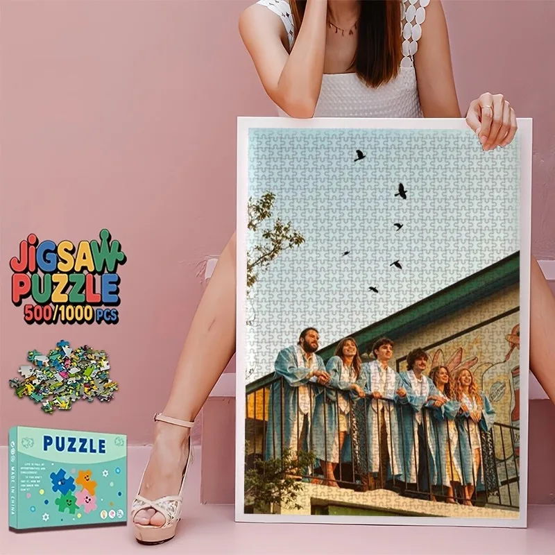 35/300/500/1000pcs Personalized Custom Photo Puzzle Wedding Photos Family Memories Personalized Gifts For Women/Men