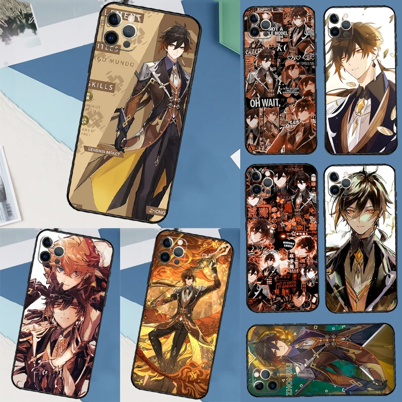 Zhongli Genshin Impact Case For Samsung Galaxy M12 M32 M52 M35 M55 M15 M11 M13 M14 M06 M16 M36 M56 M31 M53 M34 M54