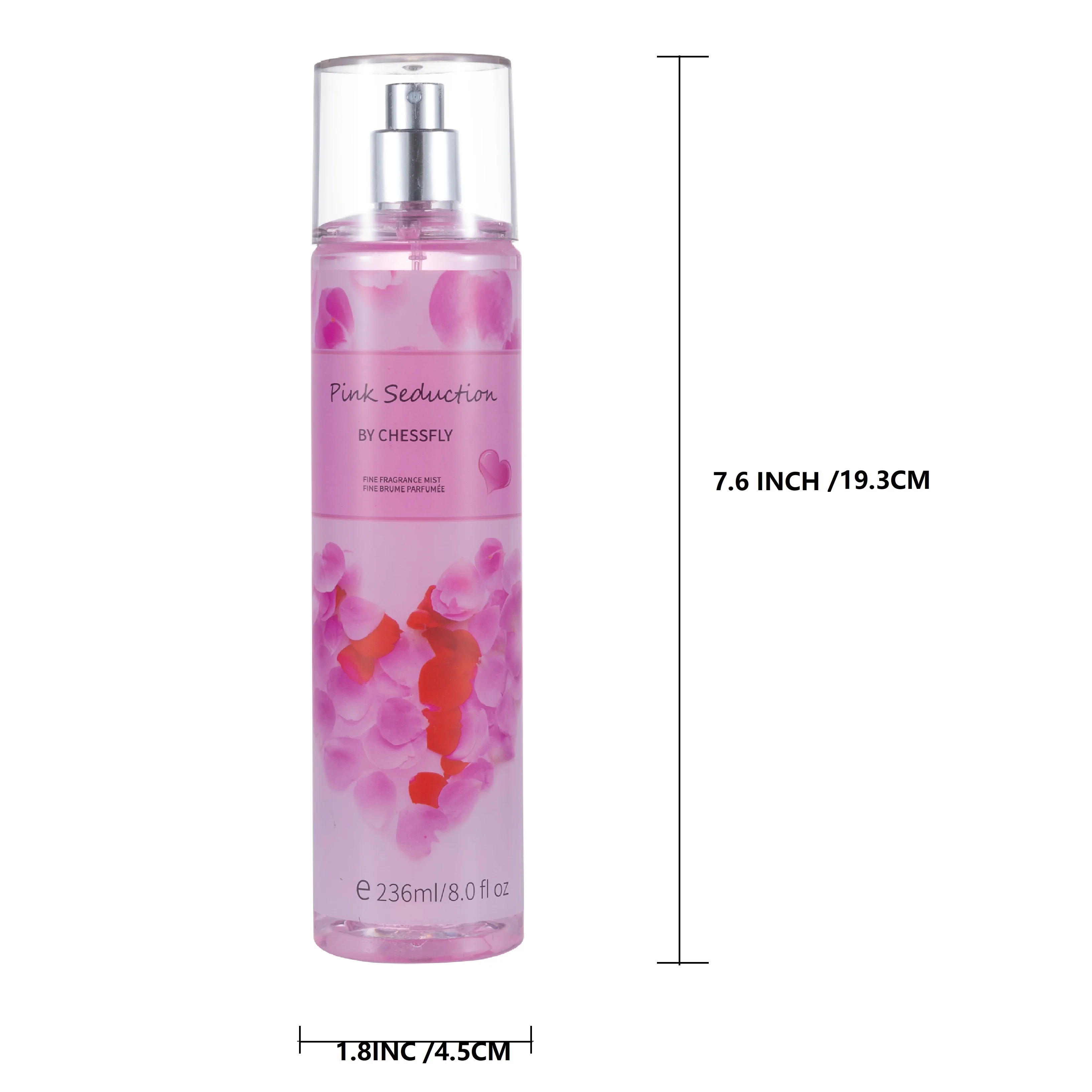 CHESSFLY PINK SEDUCTION FINE FRAGRANCE MIST BODY SPRAY MIST 236ML FÜR FRAUEN INSPIRIERT VIC – PURE SEDUCTION MIST