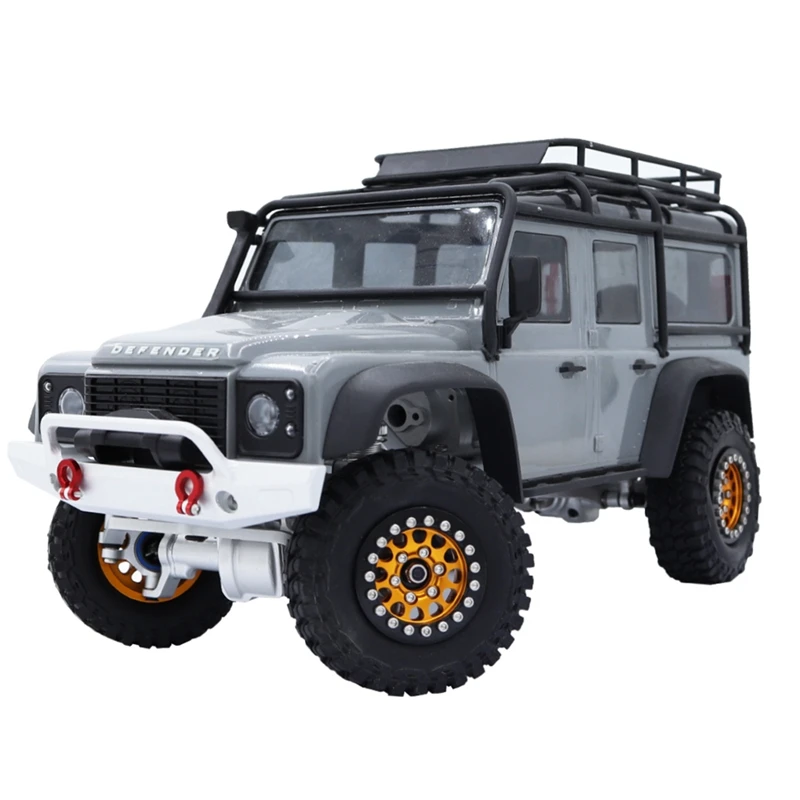 Metallmontierter Rahmen-Chassis-Kit für TRX4M TRX4-M Defender 1/18 RC Crawler Car Upgrade Ersatzteile, Silber